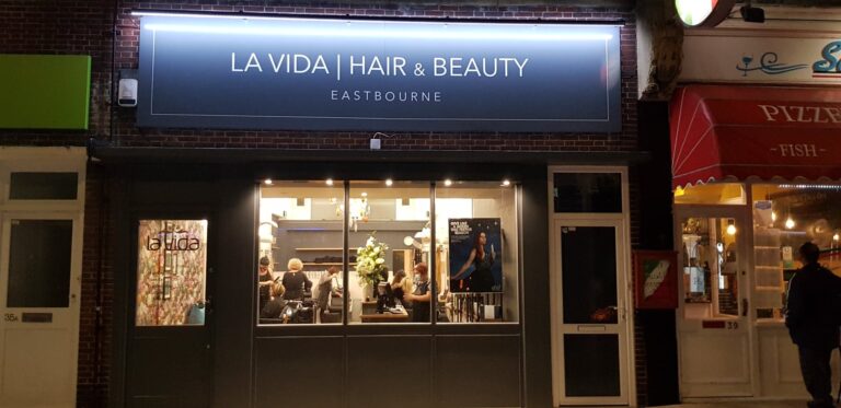 Signage at La Vida Eastbourne